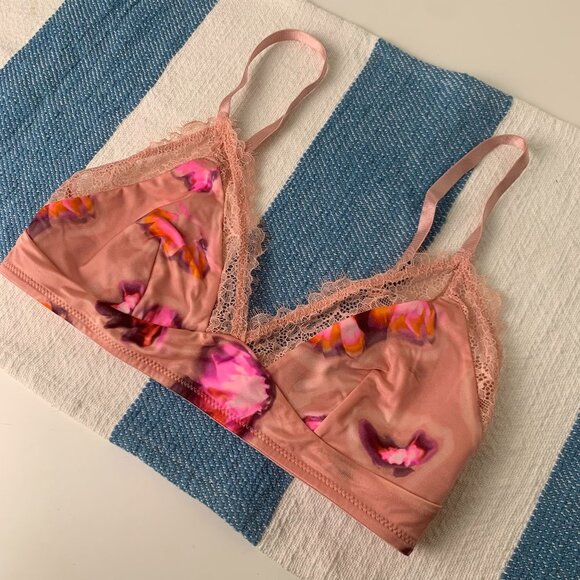 NWT Floral Unlined Bralette - Auden - Picture 2 of 7